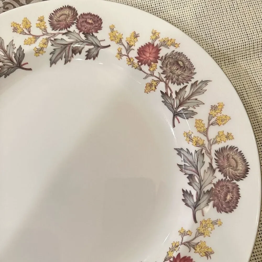 Wedgwood‎ England Linchfield Pattern Fine Bone China Large Round Serving Platter